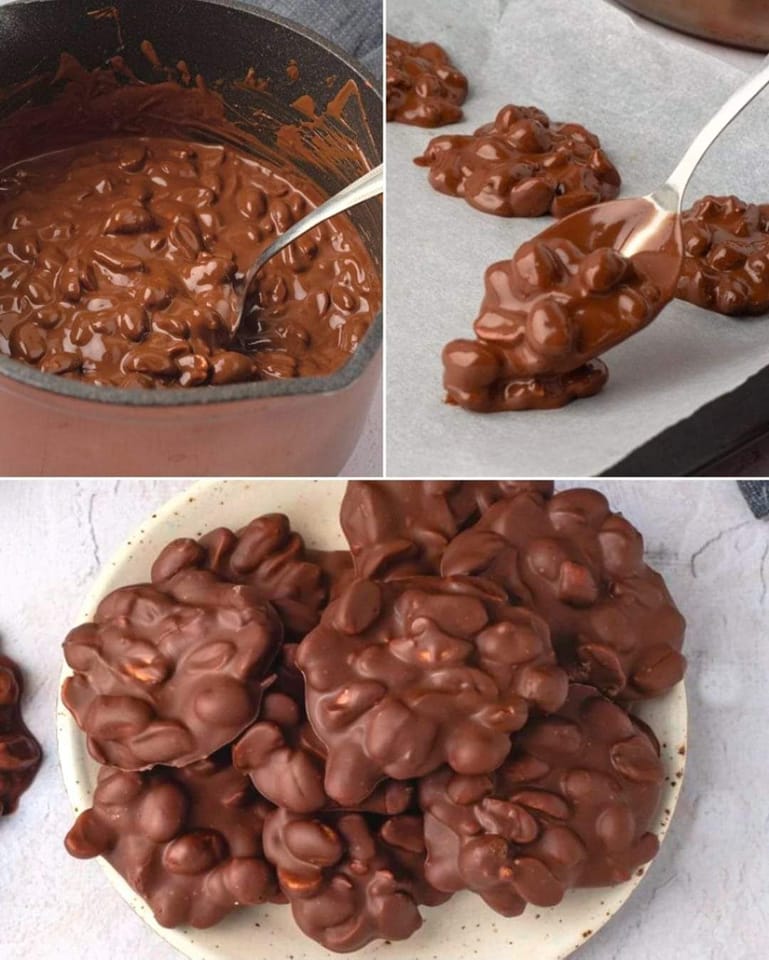 Pé de Moleque com chocolate