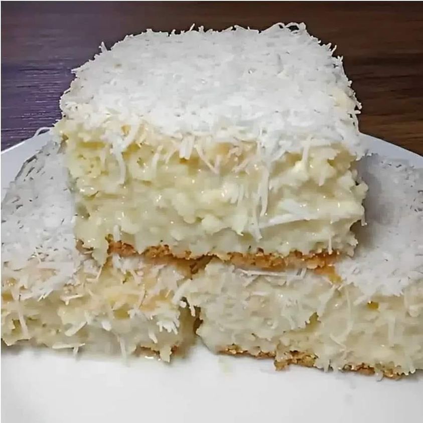 bolo de coco gelado