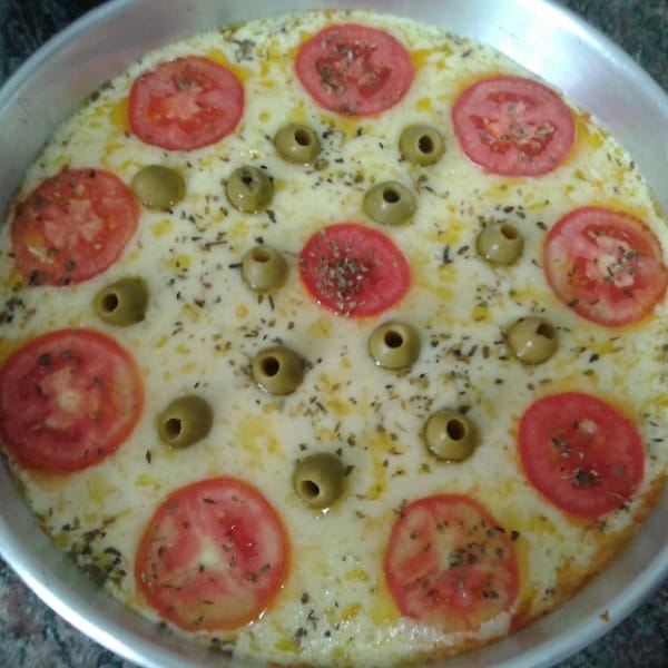 pizza de liquidificador