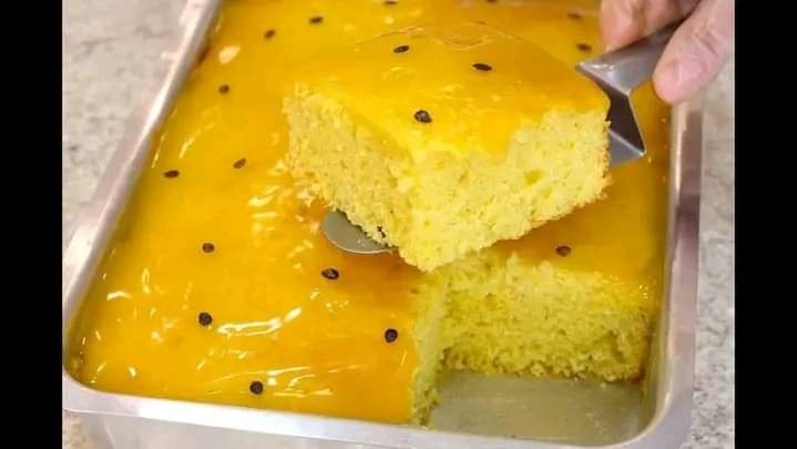 bolo de maracujá