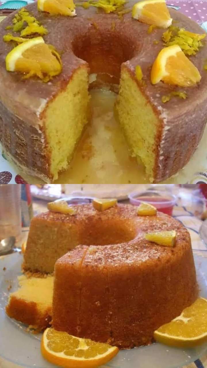 bolo de laranja com casca