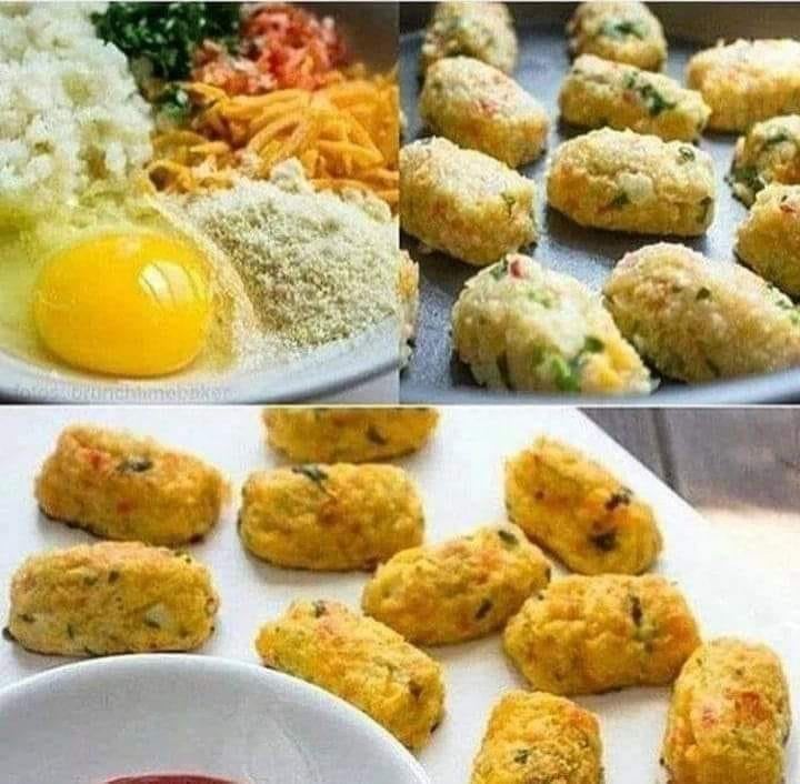 Croquetes de couve-flor