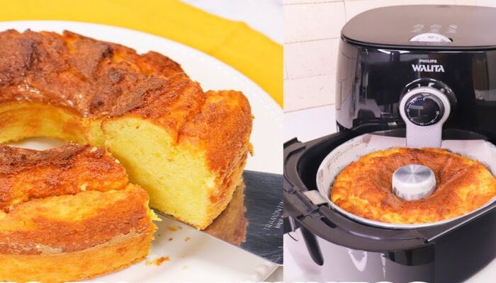 bolo de laranja na air fryer