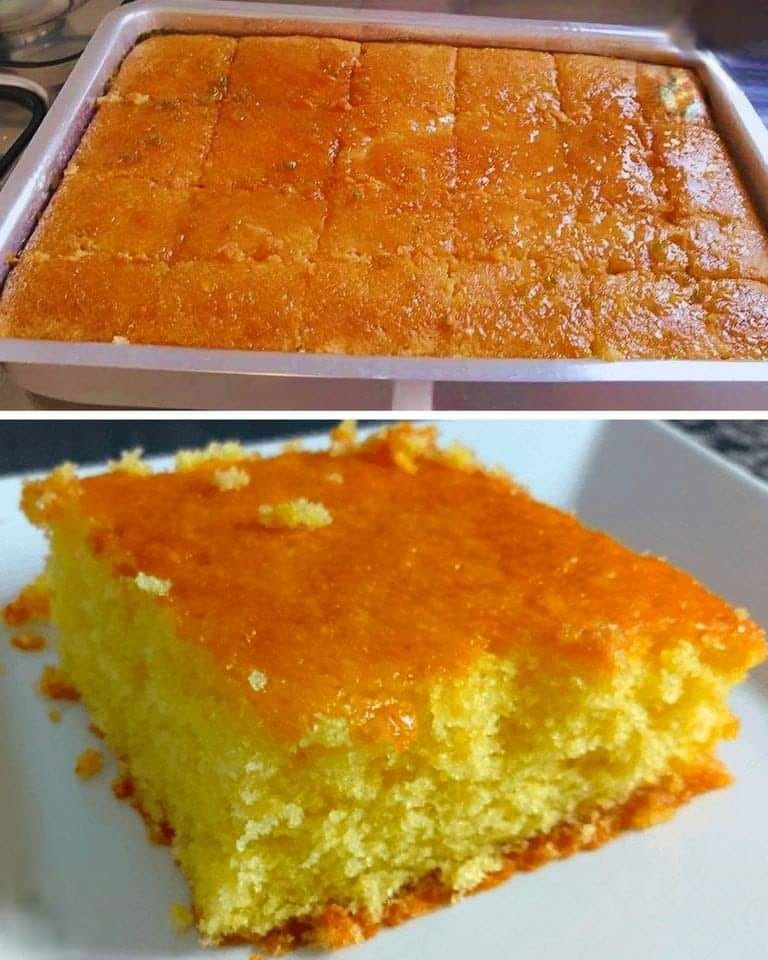 bolo de laranja fofinho