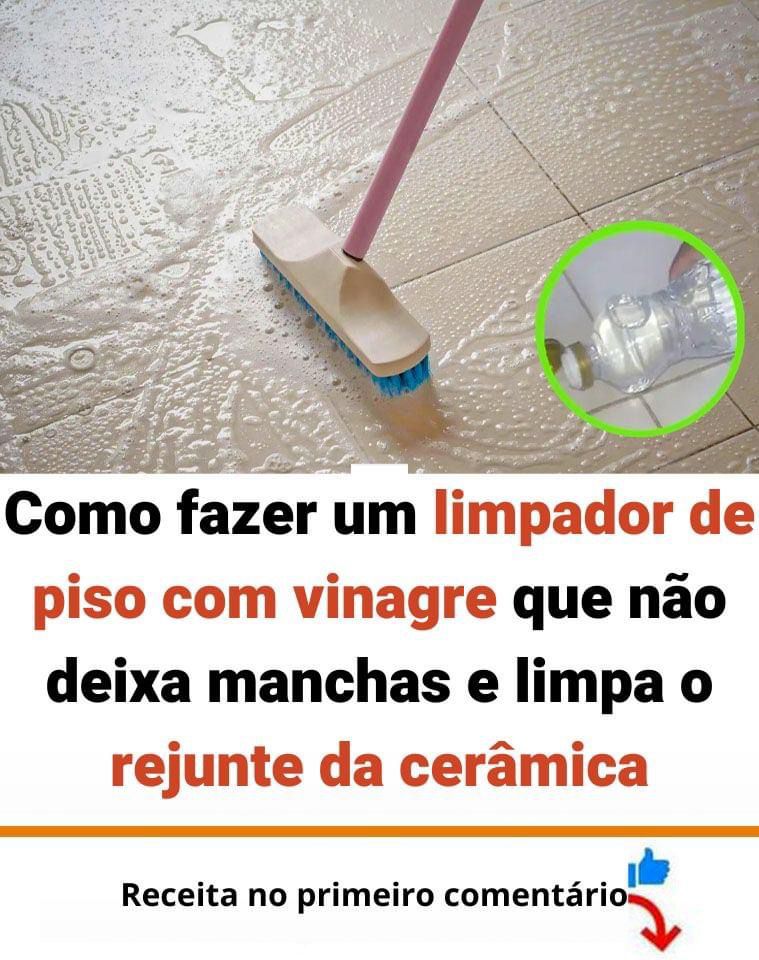 limpador de piso com vinagre