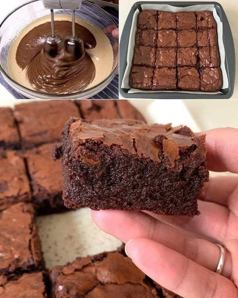 Brownie sem farinha branca e sem açúcar FIT