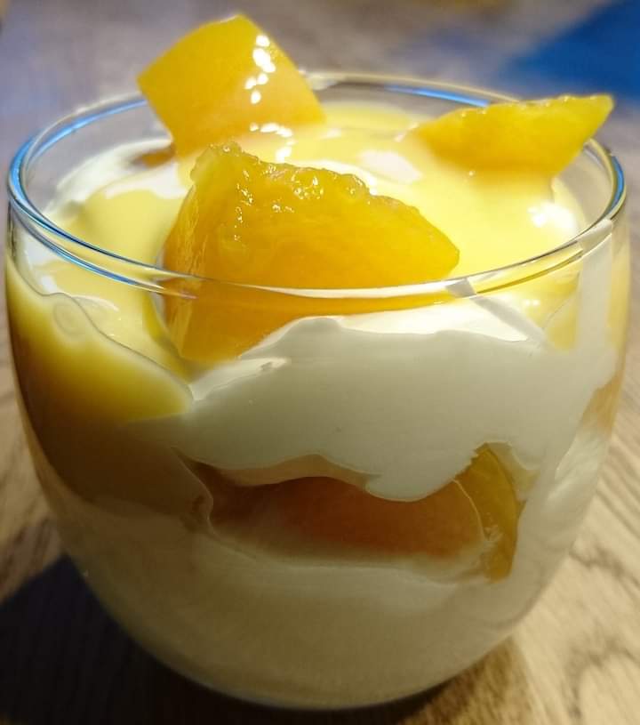 Gelado de pêssego