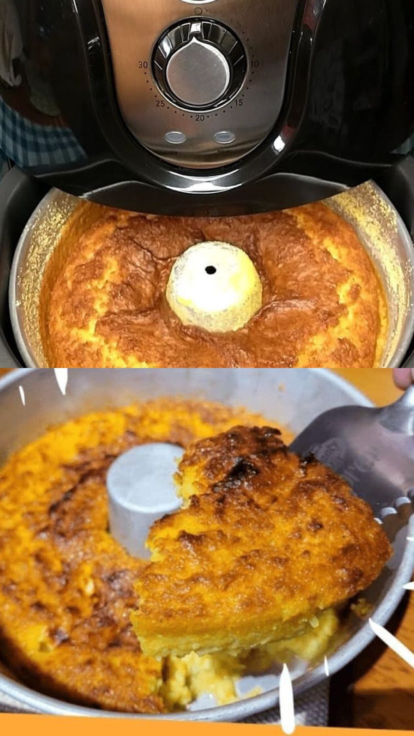 bolo de milho de latinha na air fryer