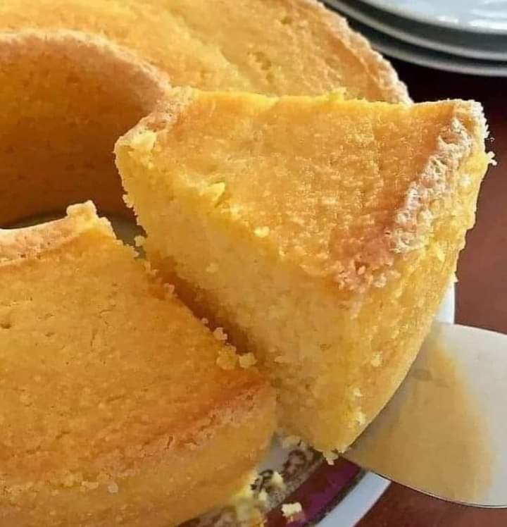 O bolo de milho com coco