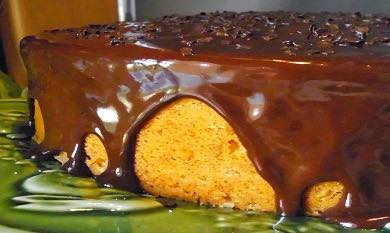 Bolo de Cenoura Avelã e Chocolatw