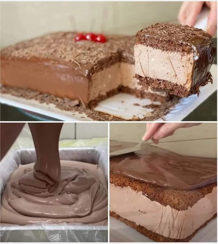 Bolo nuvem de chocolate