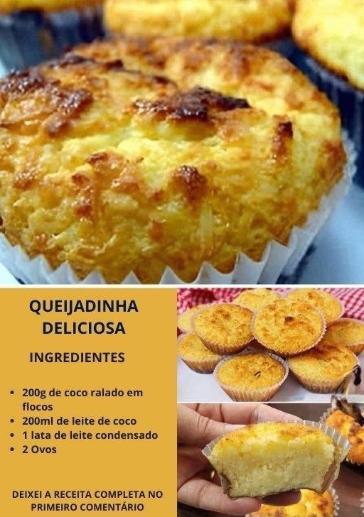 Queijadinha deliciosa