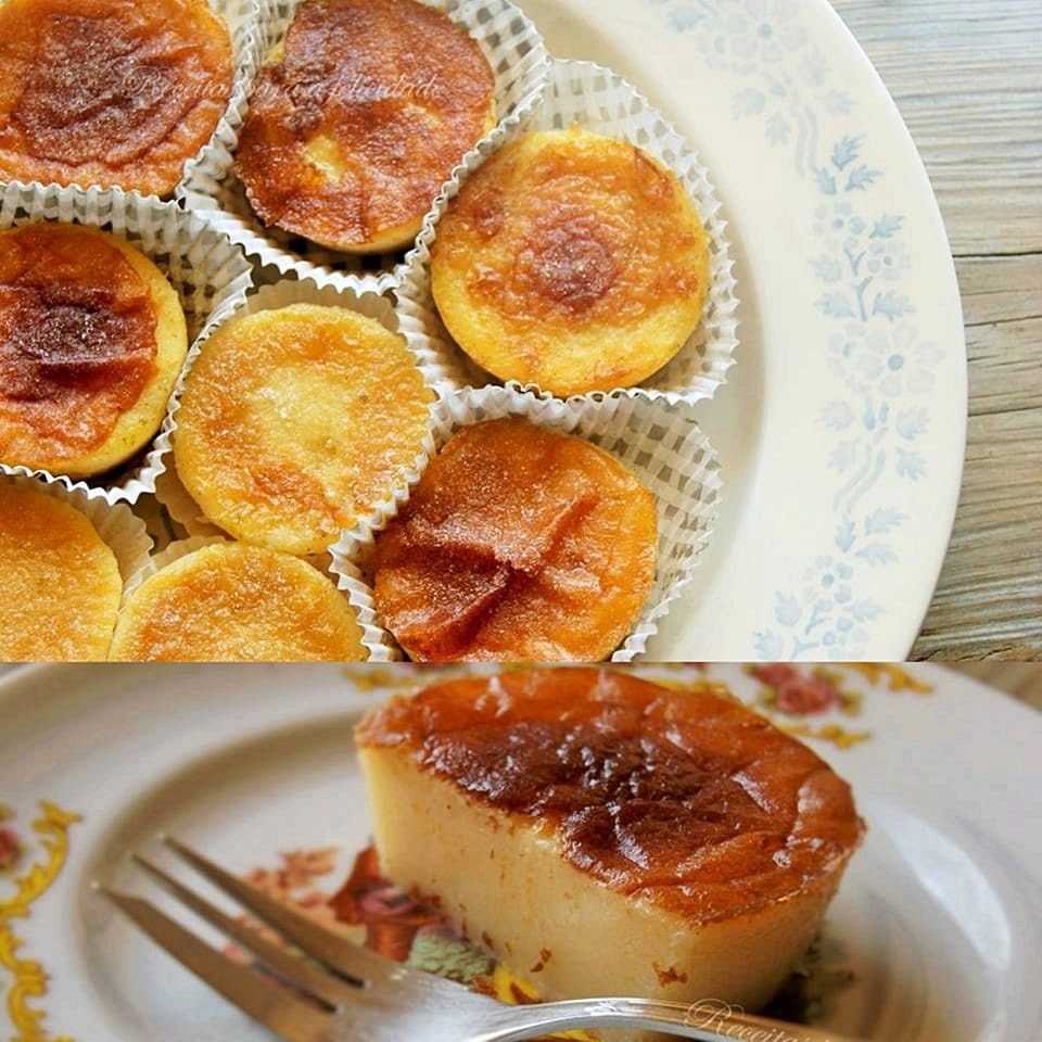 Queijadas de Leite e Canela