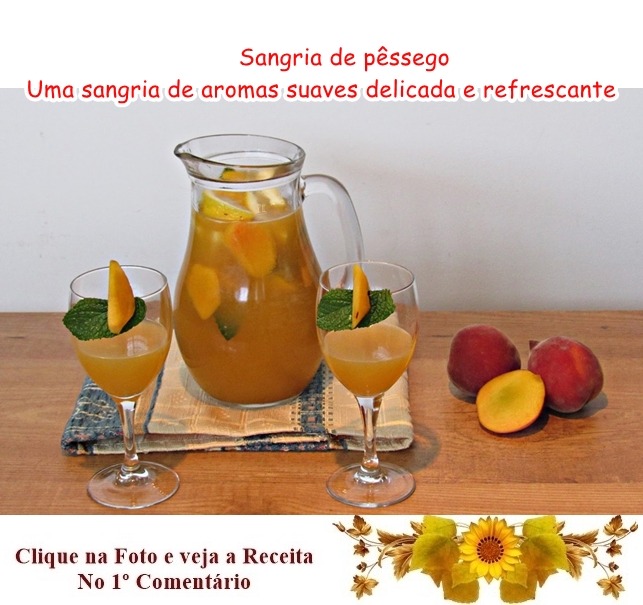 Sangria de pêssego