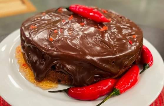 Bolo de chocolate com pimenta