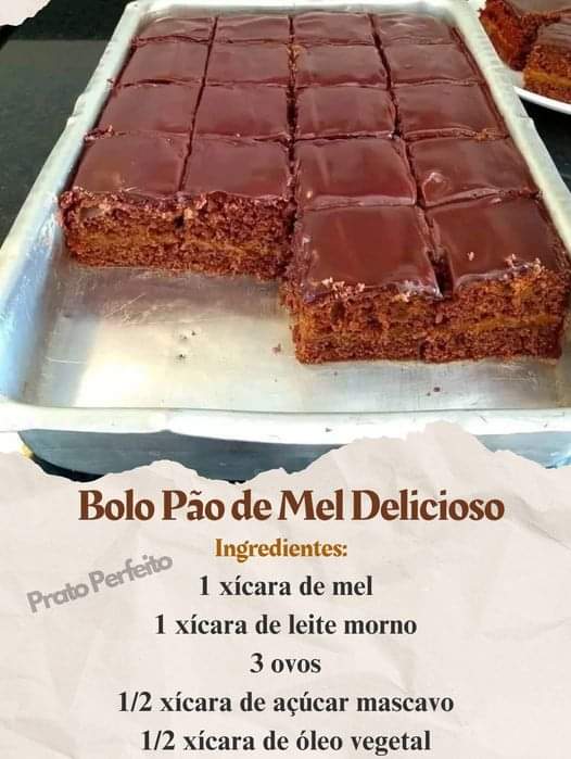 Bolo Pão de Mel