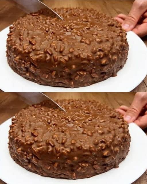 Torta de Chocolate com Amendoim